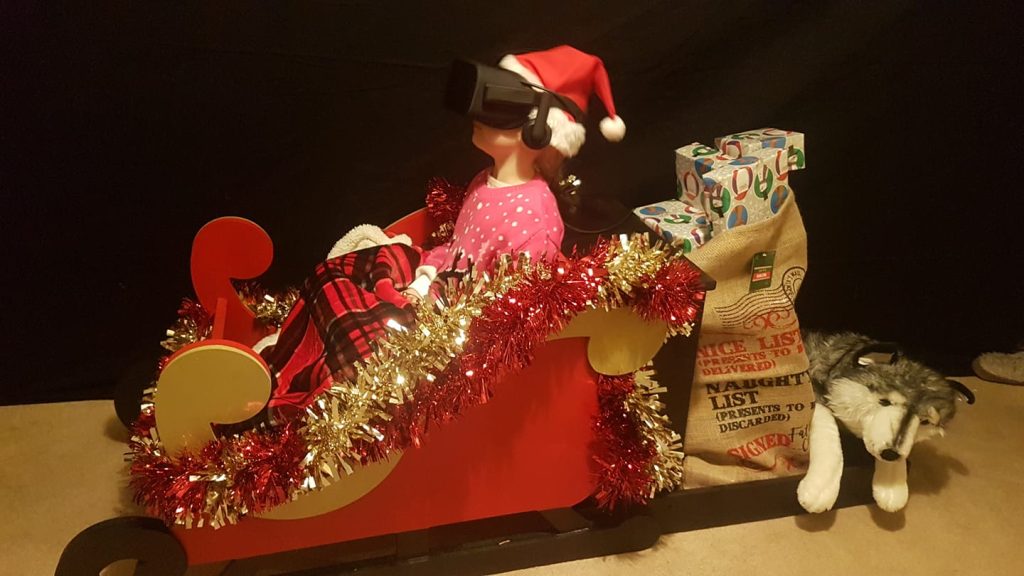 Alistair Fry - Building Santa's Ride On Christmas Sleigh